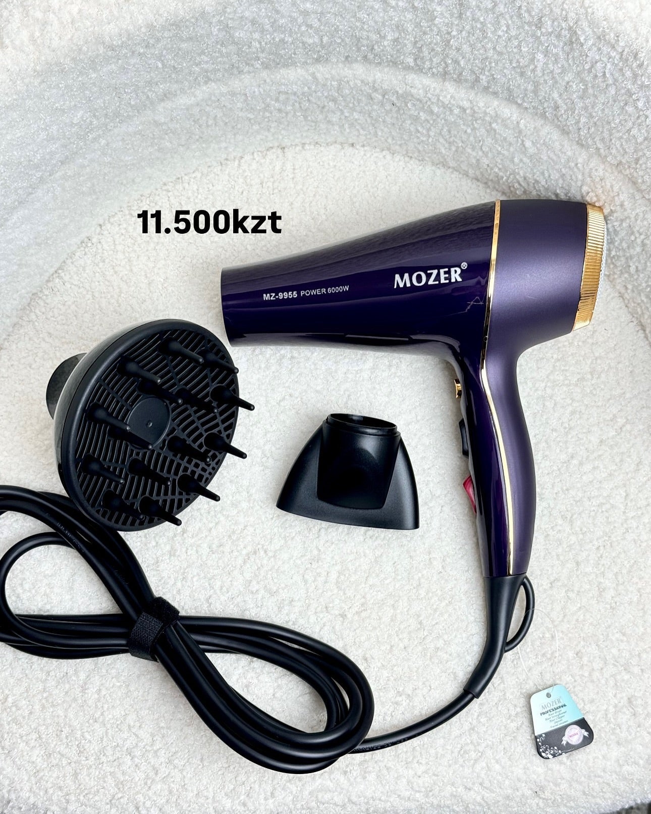 Secadora Profesional Mozer Morada MZ-9955
