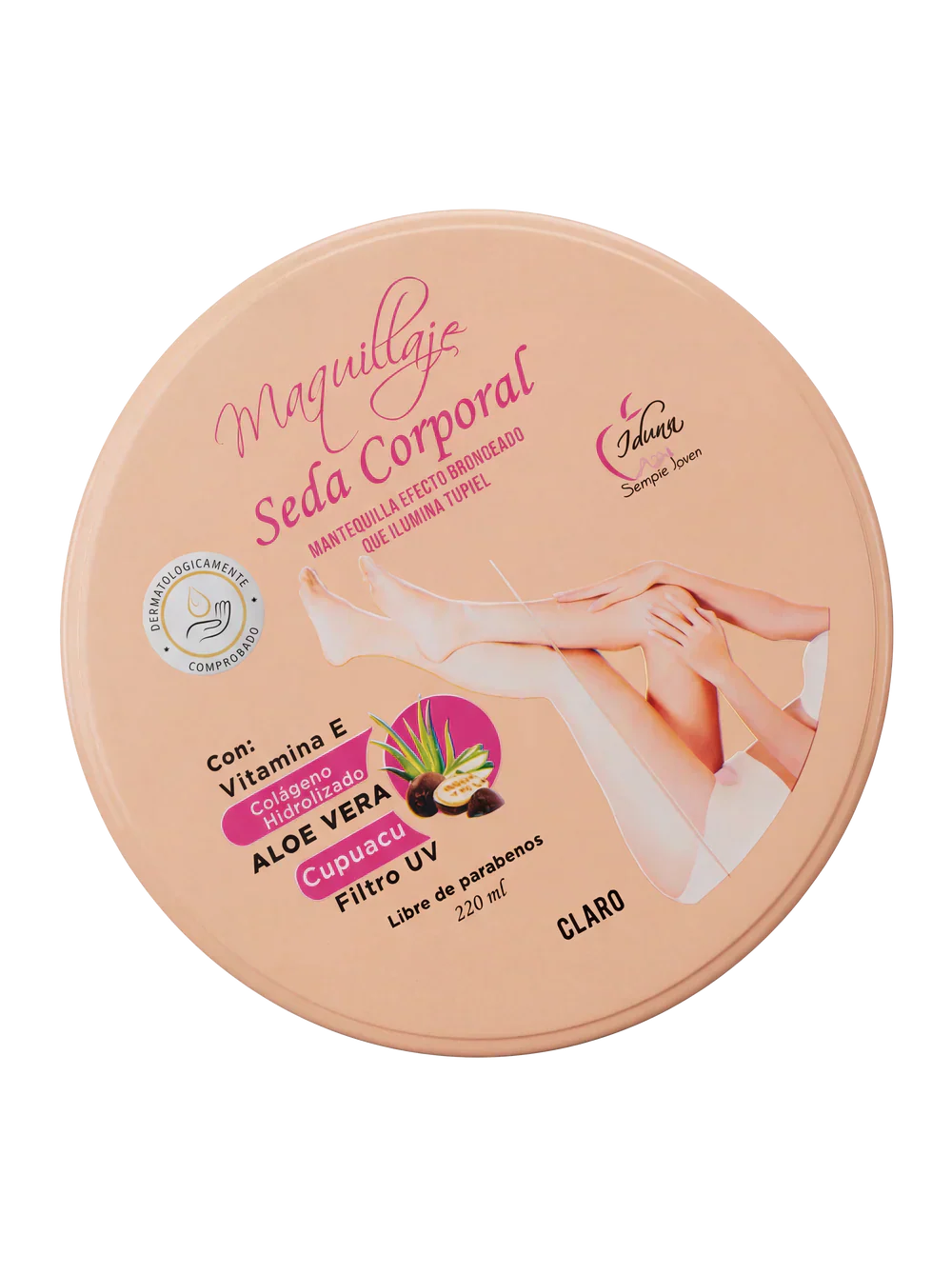 Seda Corporal Idunn - Mantequilla Efecto Bronceado e Iluminador (220 ml)
