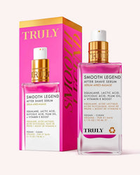 Sérum Post-Afeitado Truly Smooth Legend | Exfoliante con Ácidos Láctico y Glicólico | Hidratación con Escualano