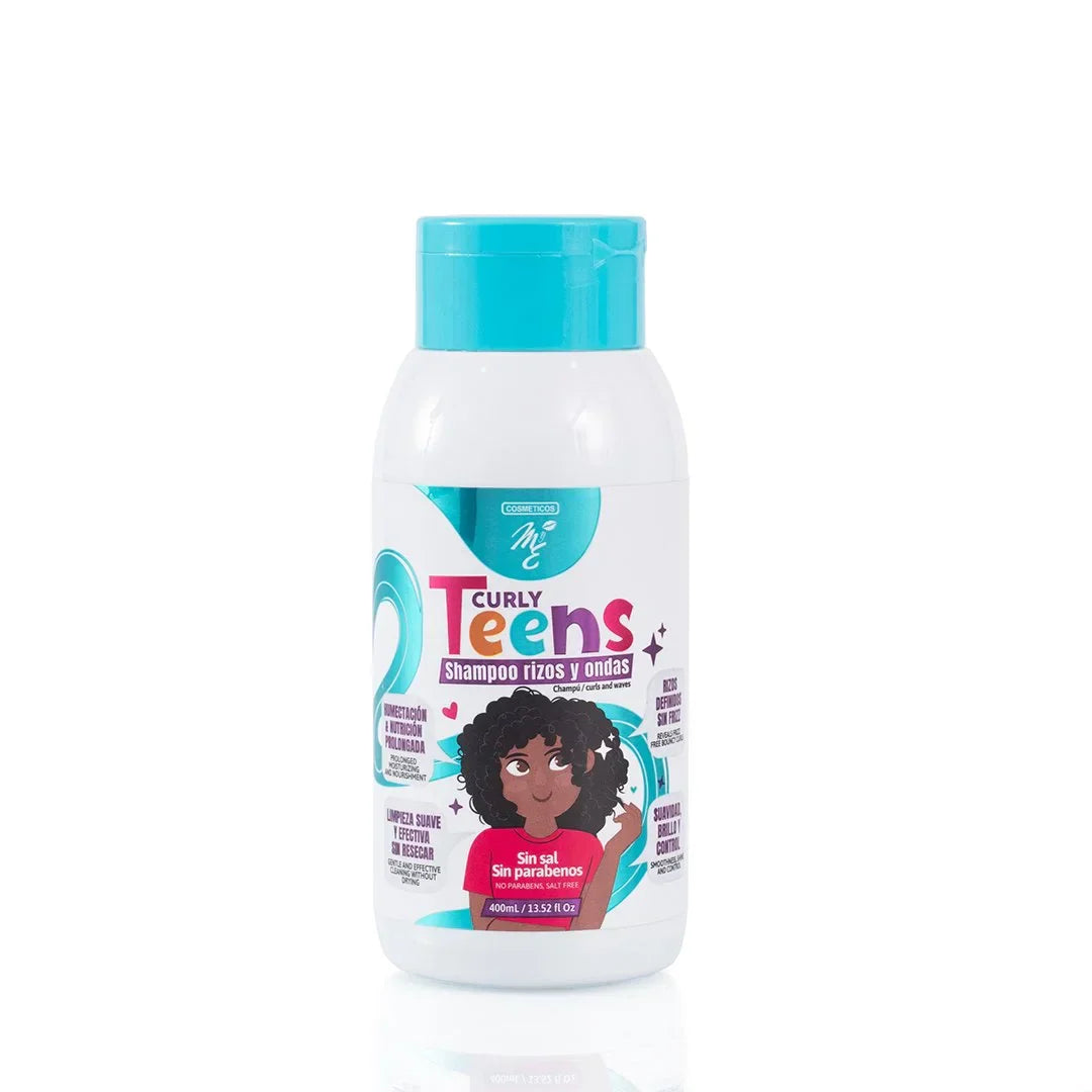 Shampoo Curly Teens M&E | Rizos y Ondas Definidas sin Frizz (400ml)