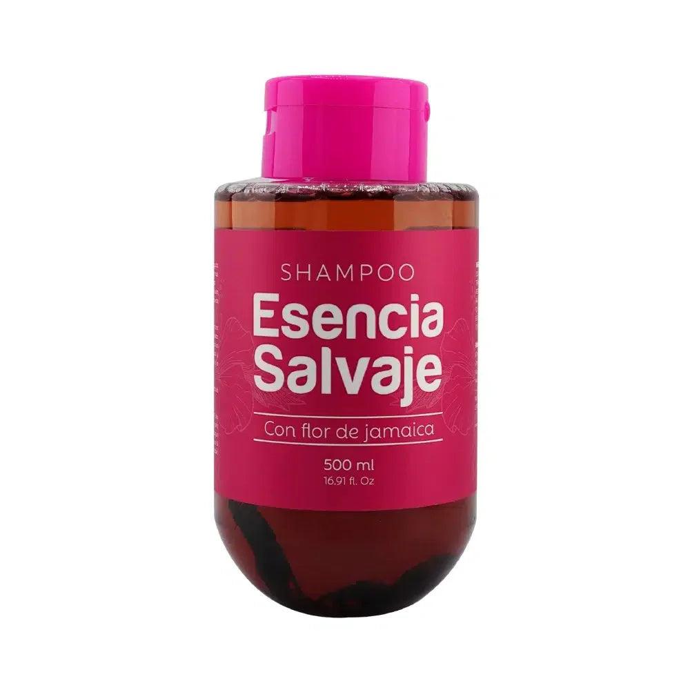 Shampoo Esencia Salvaje con Flor de Jamaica - Fruto Salvaje | 500 ml