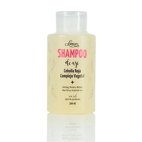 Shampoo Lamour de Ají y Cebolla Roja con Complejo Vegetal | 500 ml