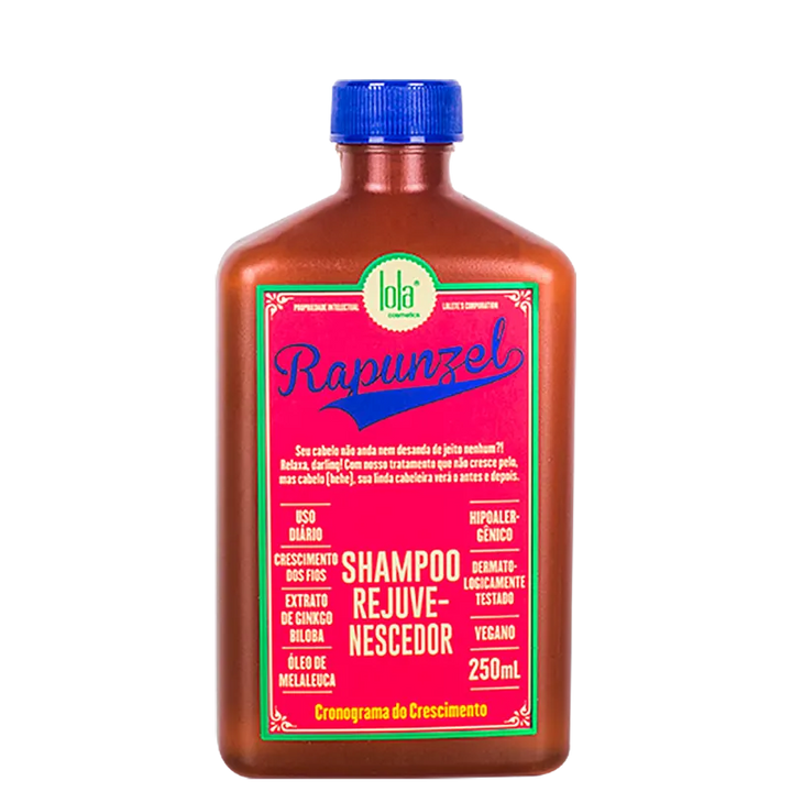 Shampoo Rejuvenecedor Lola Rapunzel | Crecimiento Capilar Saludable (250ml)