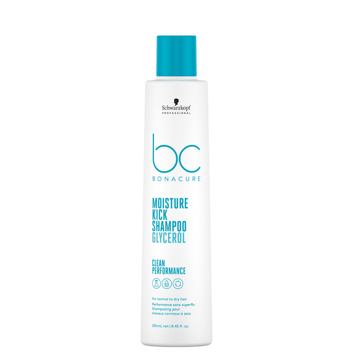 Shampoo Schwarzkopf BC Bonacure Moisture Kick (250ml) | Hidratación Intensa para Cabello Normal a Seco