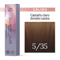 TINTE ILLUMINA COLOR 5/35 CASTAÑO CLARO DORADO CAOBA