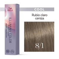 TINTE ILLUMINA COLOR 8/1 RUBIO CLARO CENIZA